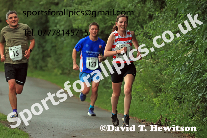 The 2026 Tynedale Pie and Peas 10k, Ovington to Low Prudhoe, Northumberland. Photo: David T. Hewitson/Sports for All Pics